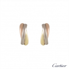 Cartier 18k Three Colour Gold Trinity Earrings 80083231
